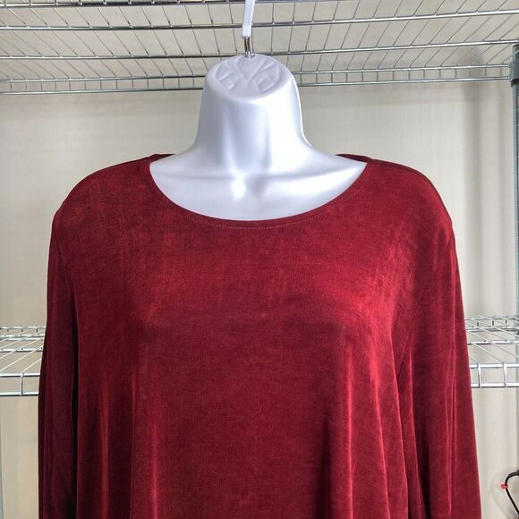 AHNI Women’s Lagenlook Pullover‎ Tunic Top Size 2 (XL) Oversized Modest Handmade - Picture 3 of 11